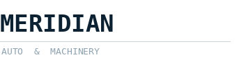 Meridian Auto & Machinery logo